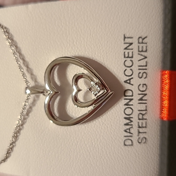 jcpenney Jewelry - FINE JEWELRY 18" DIAMOND ACCENT STERLING SILVER PENDANT